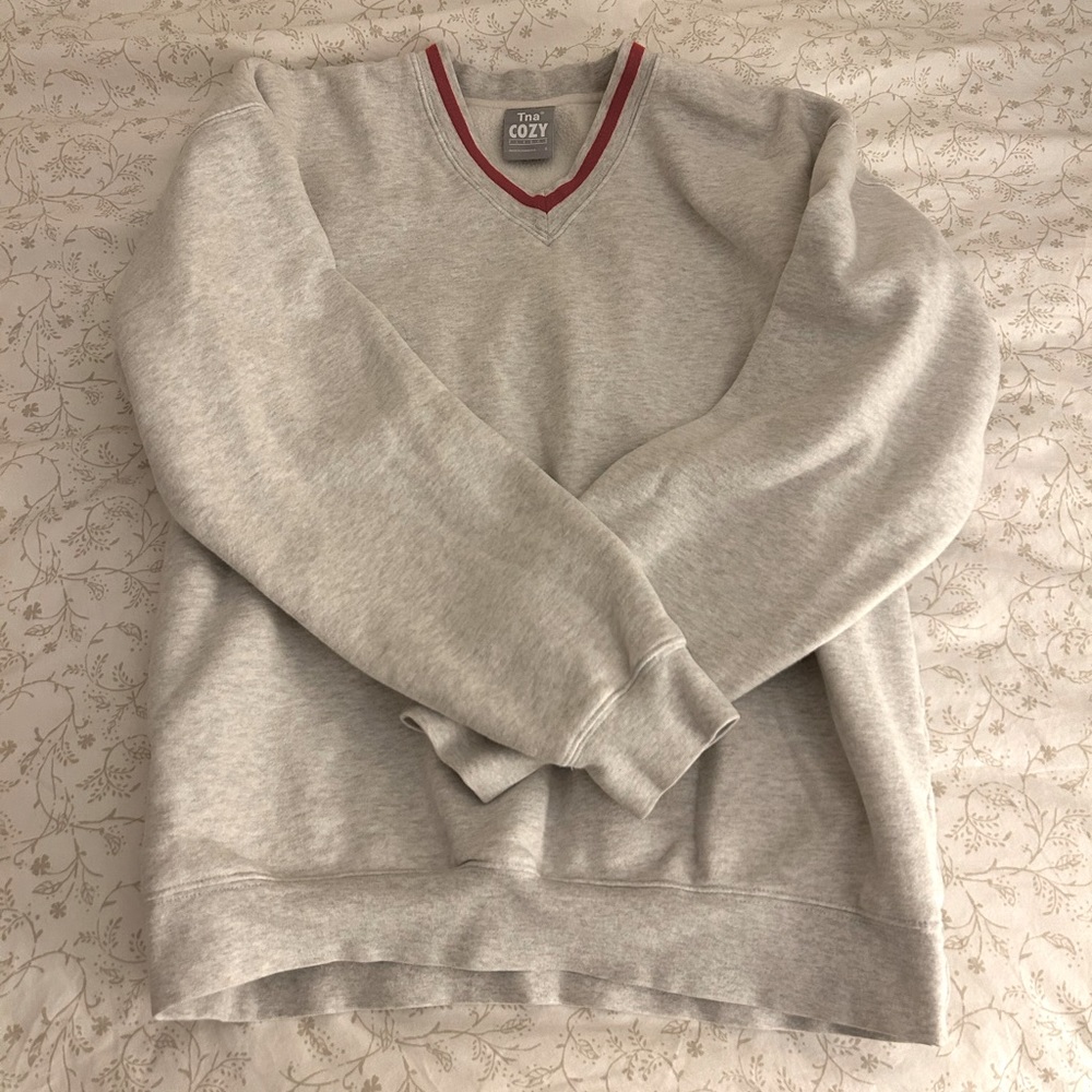 TNA Cozy Fleece V-neck Pullover